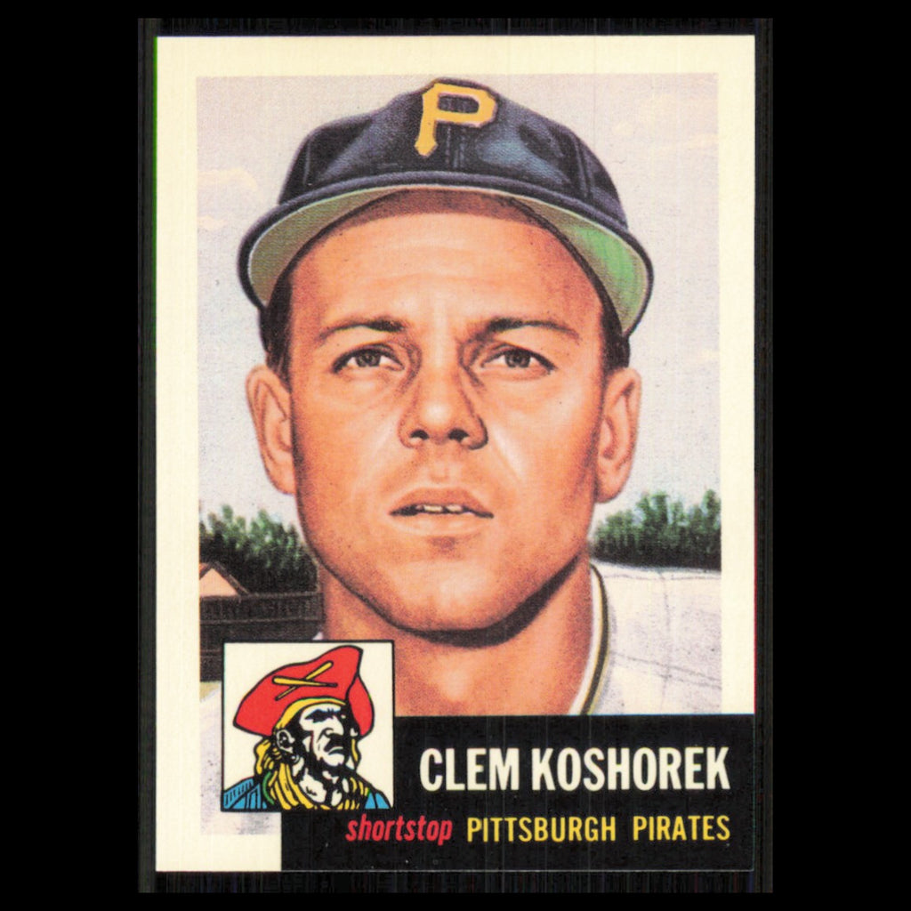 Clem Koshorek #8 1991 Topps Archives 1953 Pittsburgh Pirates Baseball Card MLB
