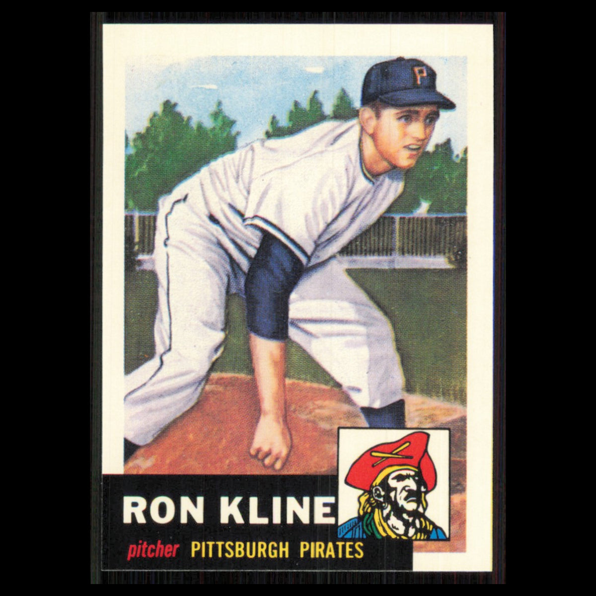 Ron Kline #175 1991 Topps Archives 1953 Pittsburgh Pirates Baseball Card MLB NM