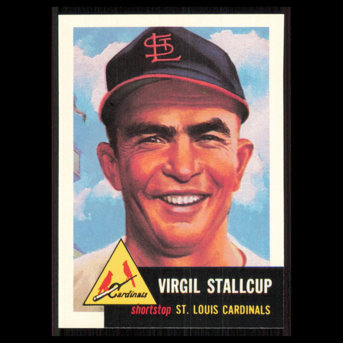 Virgil Stallcup #180 1991 Topps Archives 1953 St. Louis Cardinals Baseball Card