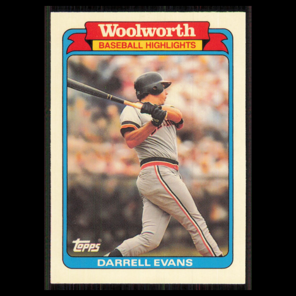 Darrell Evans #3 1988 Topps Woolworth Baseball Highlights Detroit Tigers Card NM