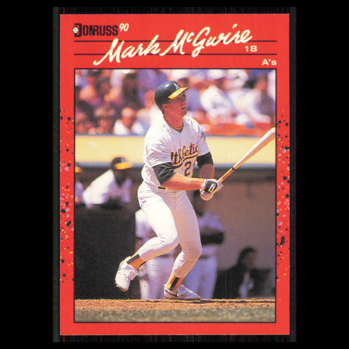 Mark McGwire #185 1990 Donruss Oakland Athletics Baseball Card MLB NM