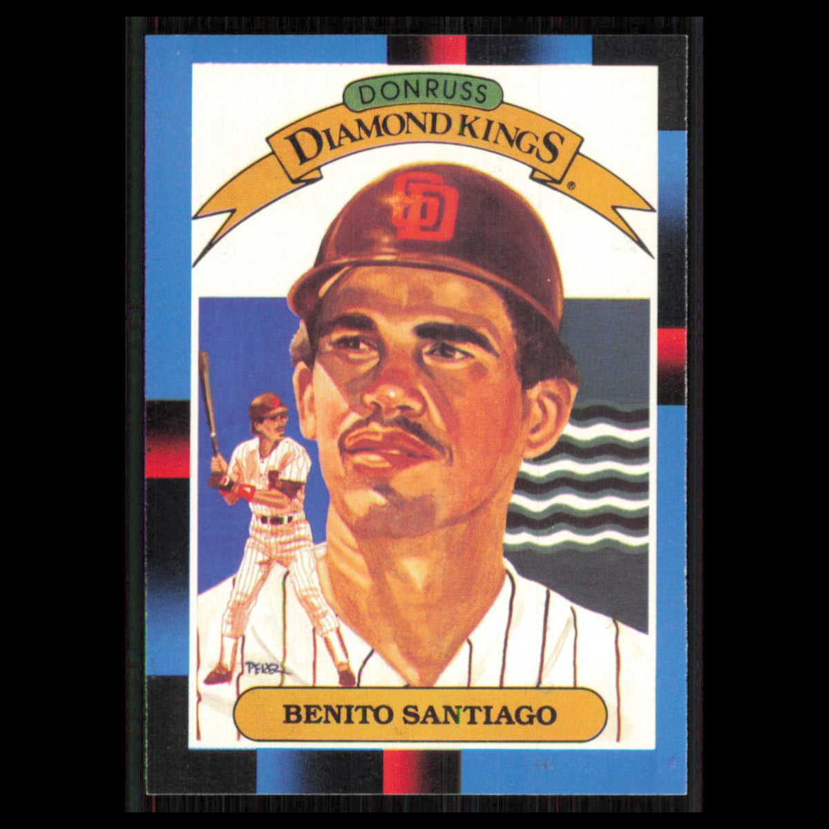 Benito Santiago #3 1988 Donruss San Diego Padres Baseball Card MLB NM