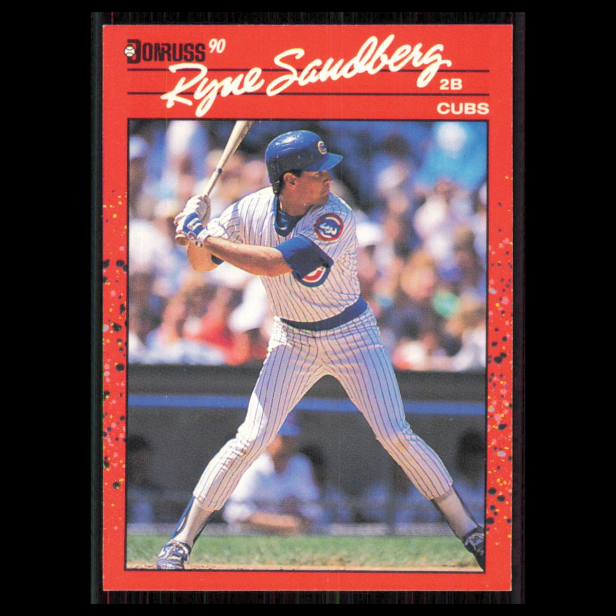 Ryne Sandberg #105 1990 Donruss Chicago Cubs Baseball Card MLB NM