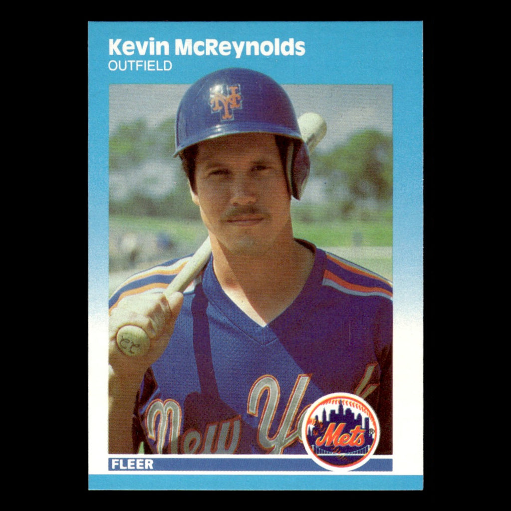 Kevin McReynolds #U-78 1987 Fleer Update New York Mets Baseball Card MLB NM