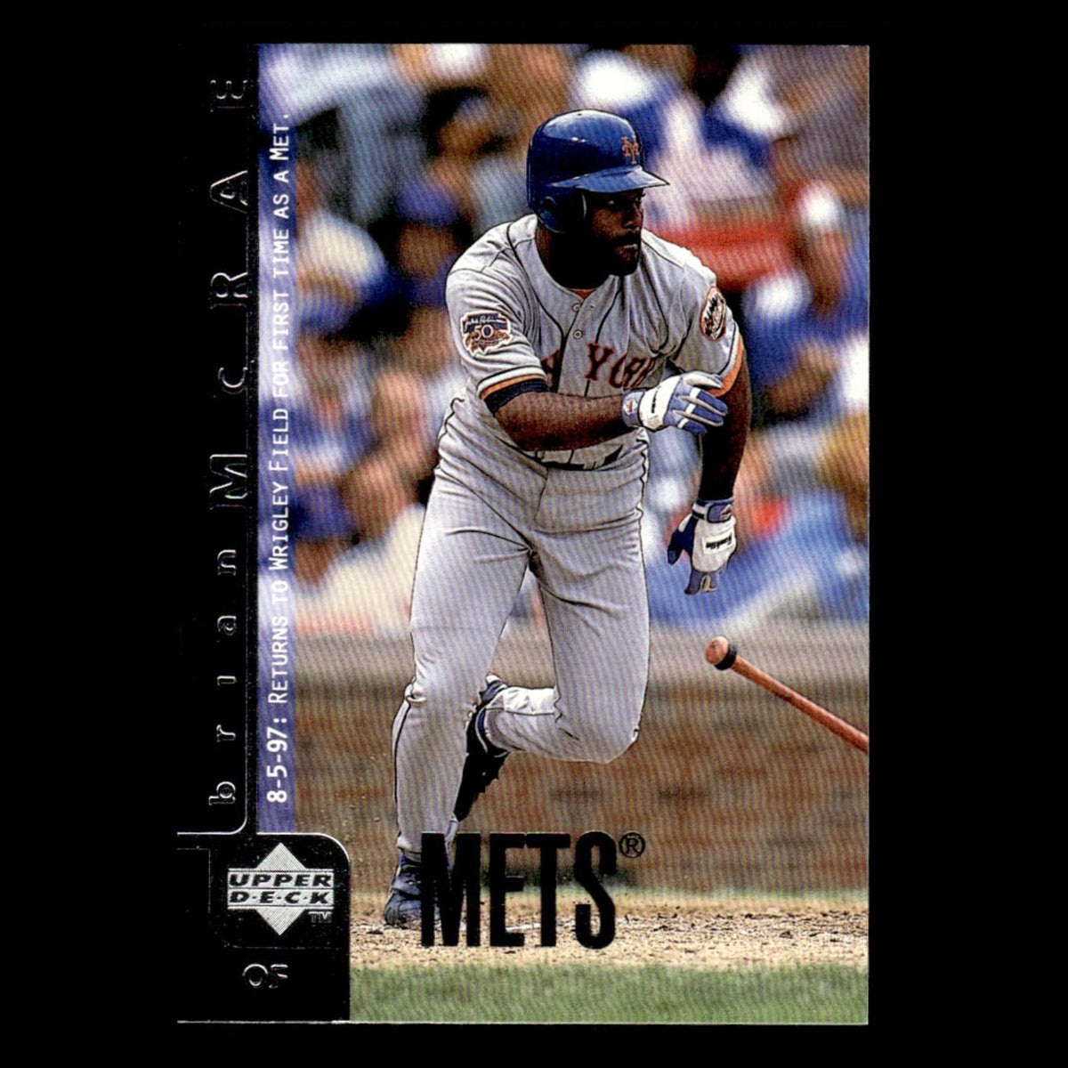 Brian McRae #442 1998 Upper Deck New York Mets Baseball Card MLB NM