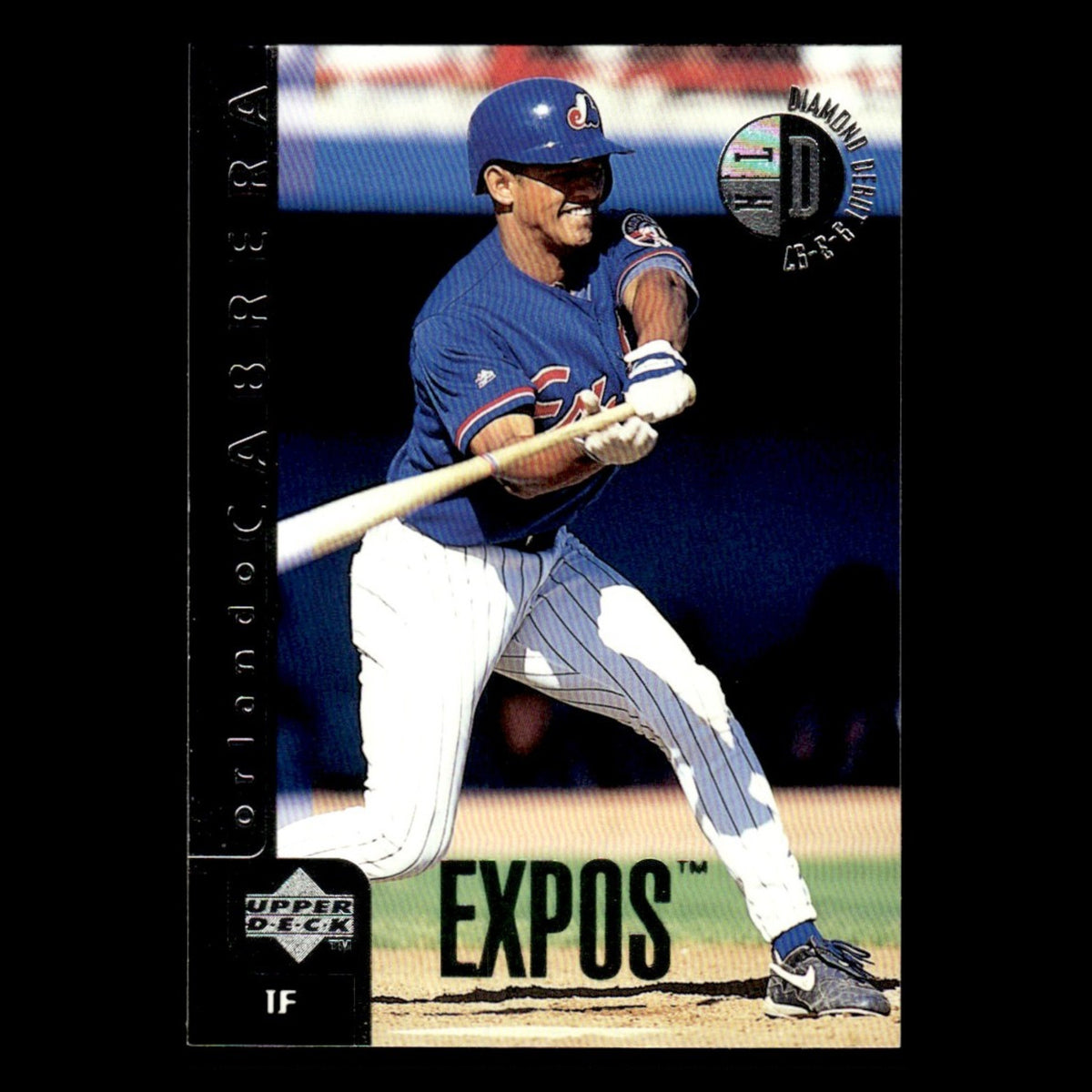 Orlando Cabrera #439 1998 Upper Deck Montreal Expos Baseball Card MLB NM