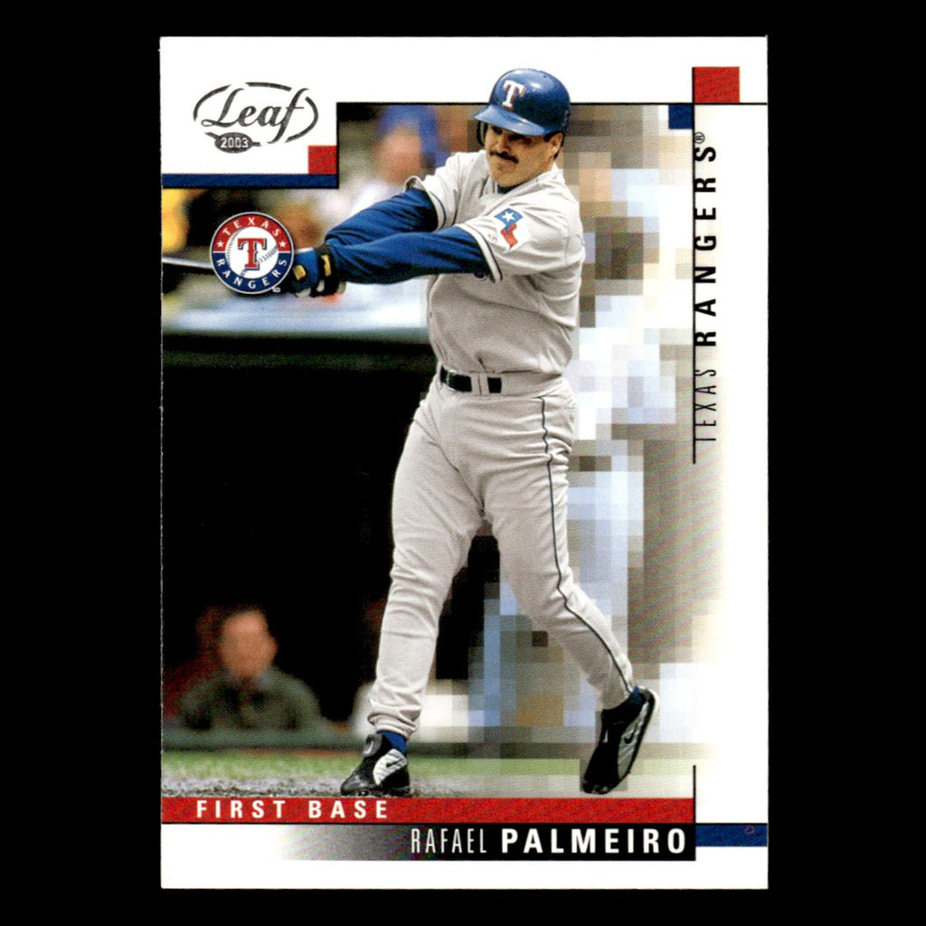 Rafael Palmeiro #116 2003 Leaf Texas Rangers Baseball Card MLB NM