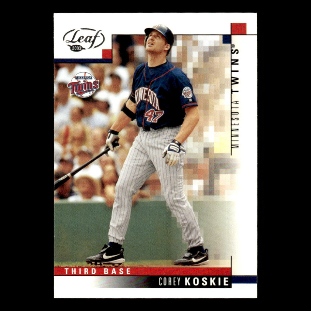 Corey Koskie #57 2003 Leaf Minnesota Twins Baseball Card MLB NM