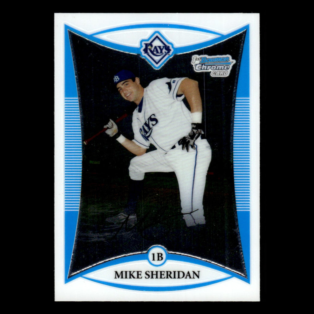 Mike Sheridan #BDPP65 2008 Bowman Chrome Draft Picks - Prospects Tampa Bay Rays