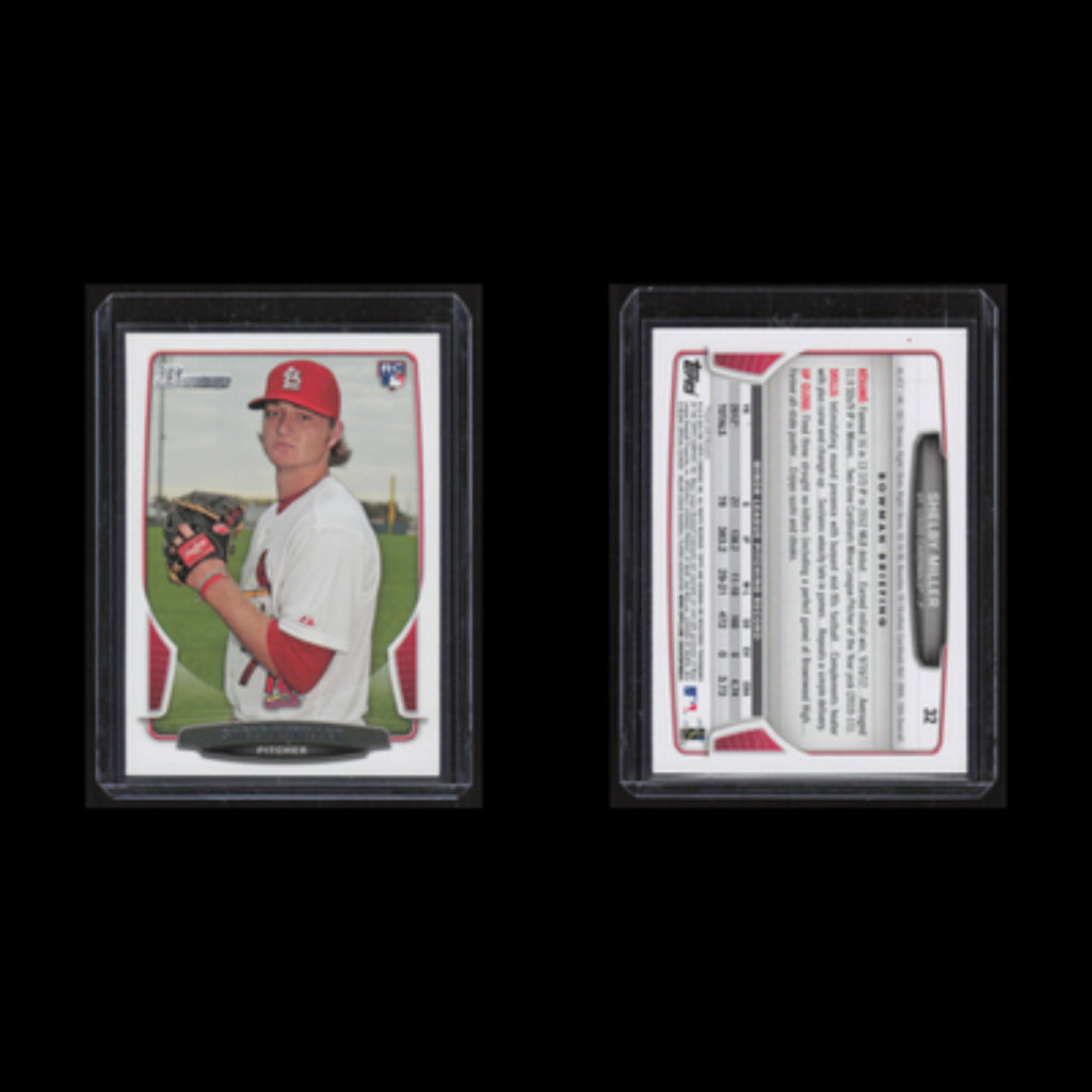 Shelby Miller Rookie #32 2013 Bowman Draft Picks - Prospects St. Louis Cardinals
