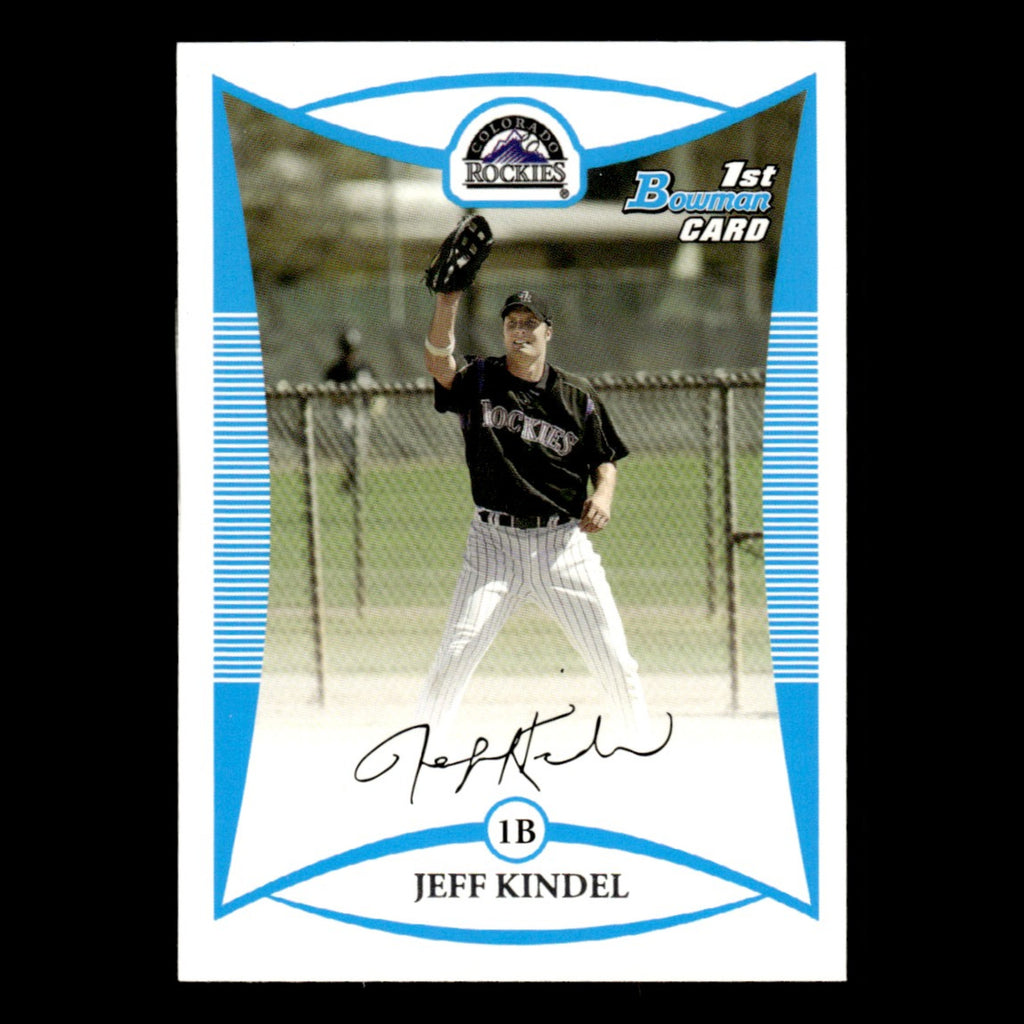 Jeff Kindel #BP11 2008 Bowman Prospects Colorado Rockies Baseball Card MLB NM
