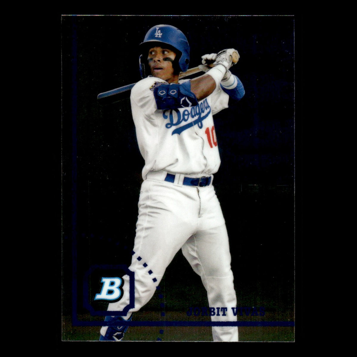 Jorbit Vivas #BHPC-13 2022 Bowman Heritage Prospects Chrome Los Angeles Dodgers