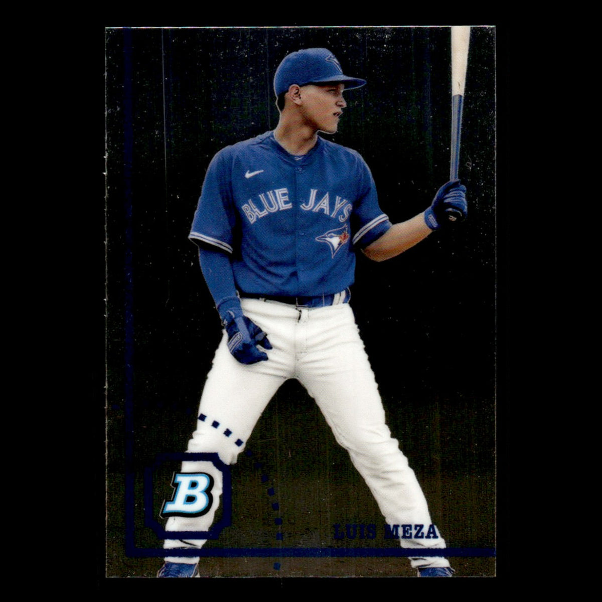 Luis Meza #BHPC-36 2022 Bowman Heritage Prospects Chrome Toronto Blue Jays Card