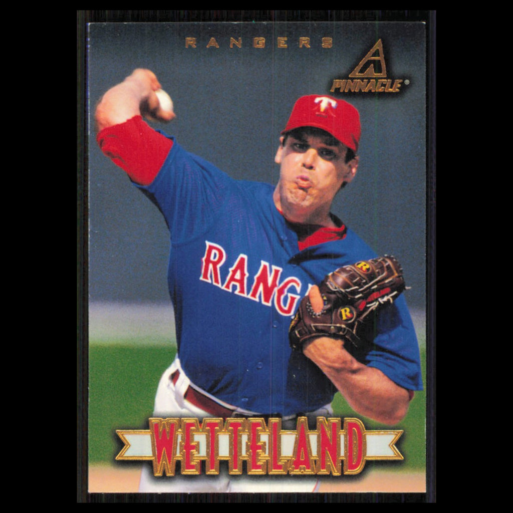 John Wetteland #27 1997 New Pinnacle Texas Rangers Baseball Card MLB NM