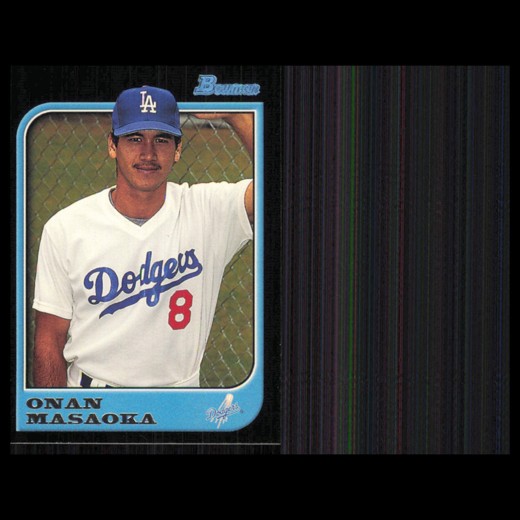 Onan Masaoka #205 1997 Bowman Los Angeles Dodgers Baseball Card MLB NM