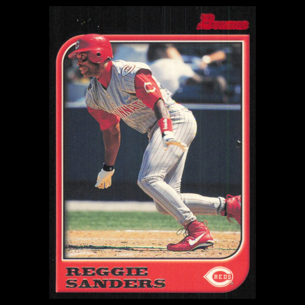 Reggie Sanders #233 1997 Bowman Cincinnati Reds Baseball Card MLB NM