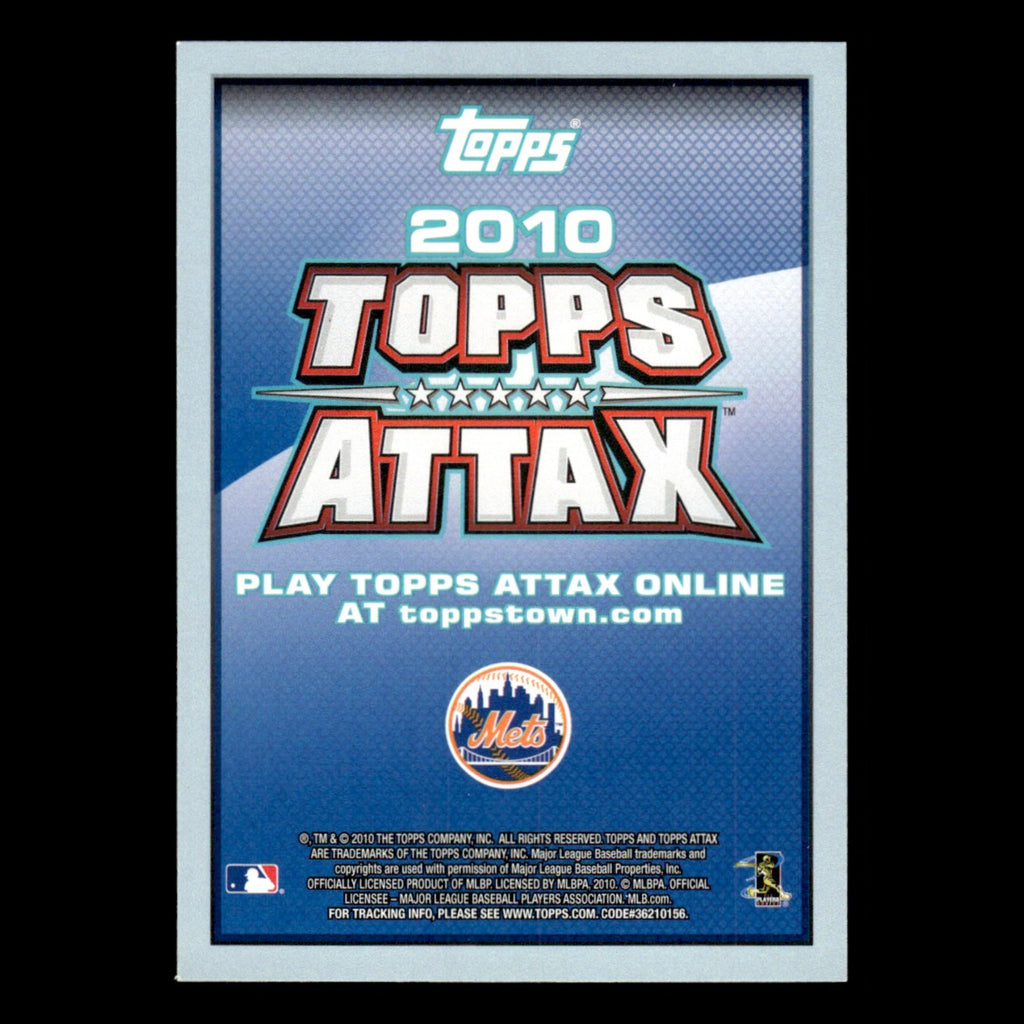 Jason Bay 2010 Topps Attax Code Cards New York Mets Baseball Card MLB NM