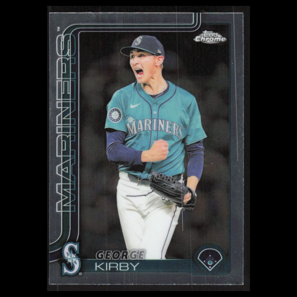 George Kirby #223 2025 Topps Chrome Seattle Mariners Baseball Card MLB NM