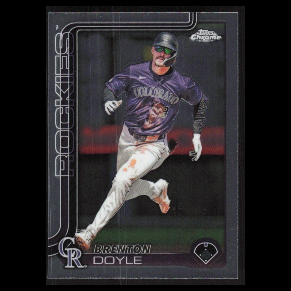 Brenton Doyle #118 2025 Topps Chrome Colorado Rockies Baseball Card MLB NM
