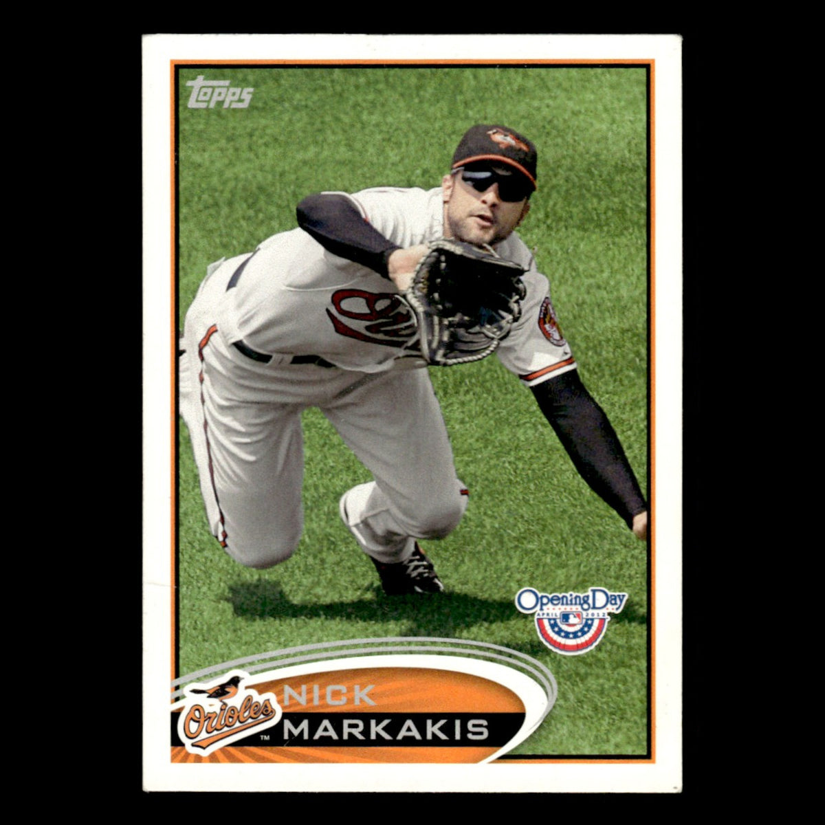 Nick Markakis #33 2012 Topps Baltimore Orioles Baseball Card MLB NM