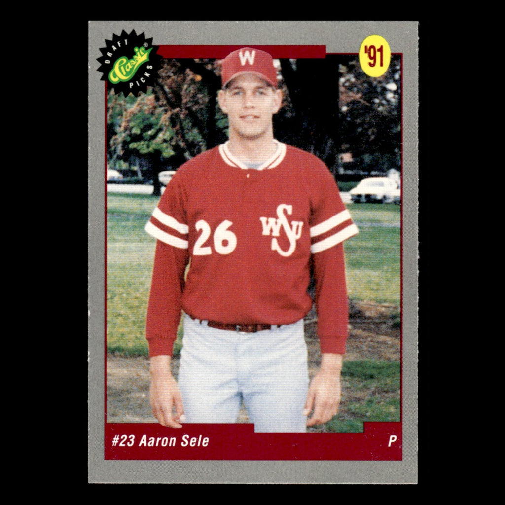 Aaron Sele #19 1991 Classic Draft Picks Boston Red Sox Baseball Card MLB NM