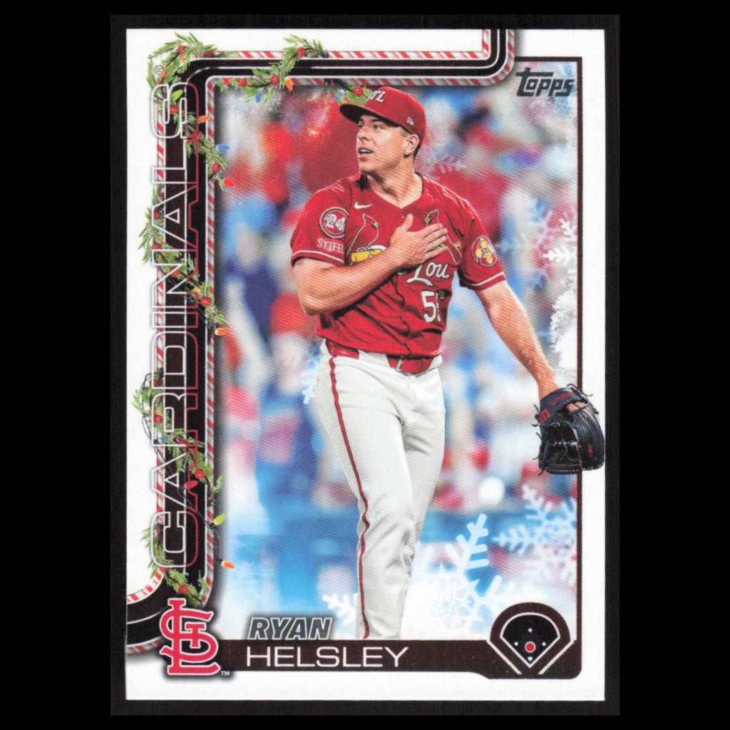 Ryan Helsley #H178 2025 Topps Holiday St. Louis Cardinals Baseball Card MLB NM