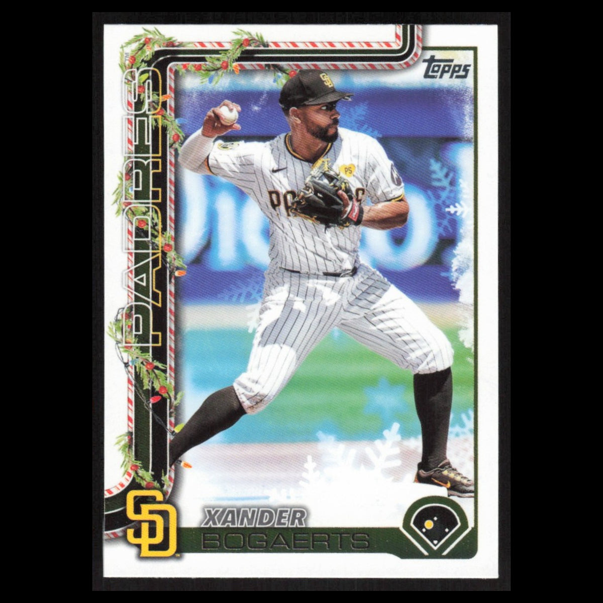 Xander Bogaerts #H65 2025 Topps Holiday San Diego Padres Baseball Card MLB NM
