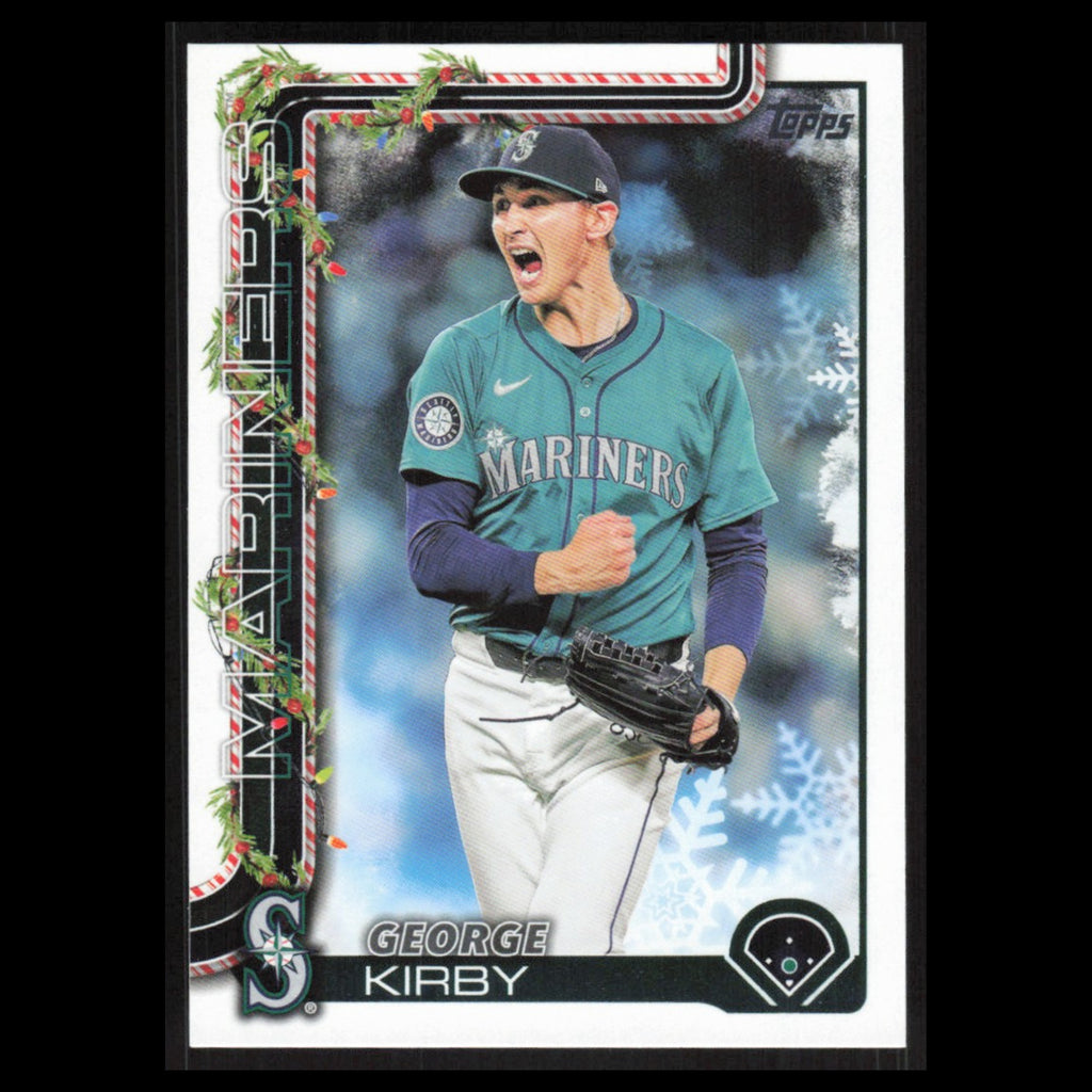 George Kirby #H5 2025 Topps Holiday Seattle Mariners Baseball Card MLB NM