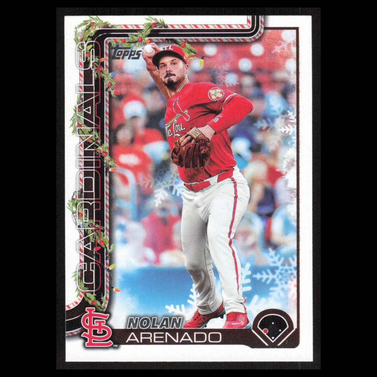 Nolan Arenado #H132 2025 Topps Holiday St. Louis Cardinals Baseball Card MLB NM