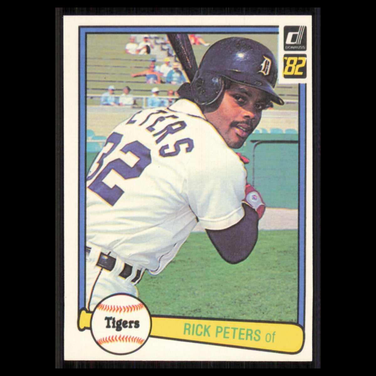Rick Peters #155 1982 Donruss Detroit Tigers Baseball Card MLB NM