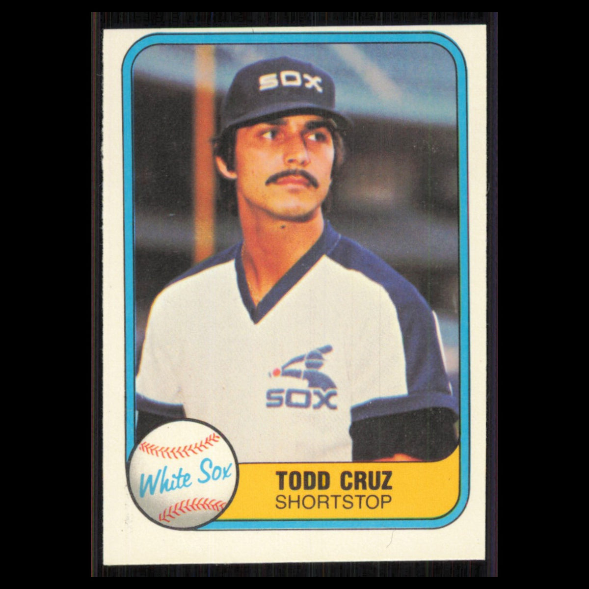 Todd Cruz #341 1981 Fleer Chicago White Sox Baseball Card MLB NM