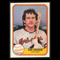Dan Graham #189 1981 Fleer Baltimore Orioles Baseball Card MLB NM