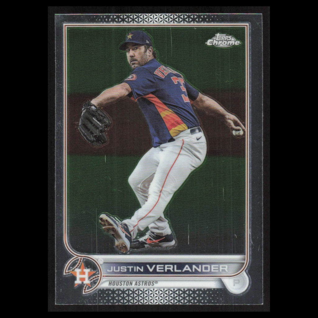 Justin Verlander #87 2022 Topps Chrome Houston Astros Baseball Card MLB NM