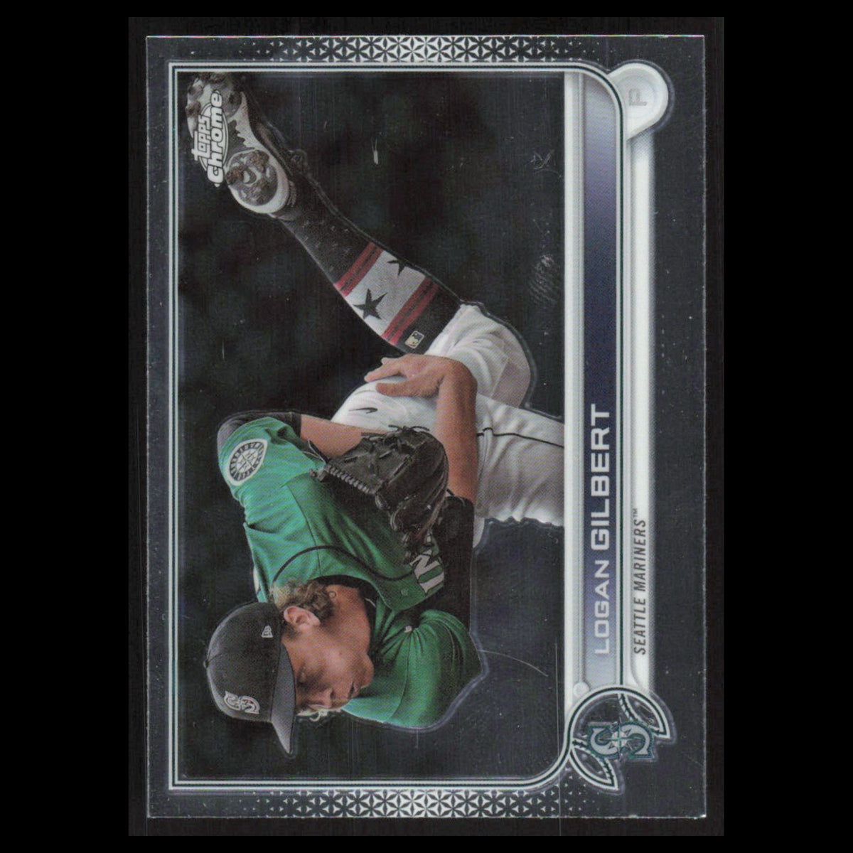 Logan Gilbert #211 2022 Topps Chrome Seattle Mariners Baseball Card MLB NM