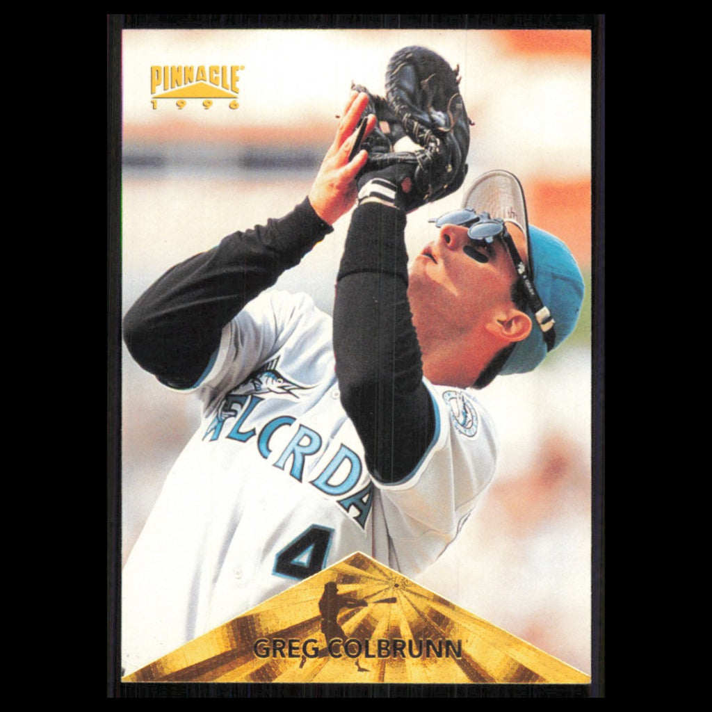 Greg Colbrunn #66 1996 Pinnacle Florida Marlins Baseball Card MLB NM