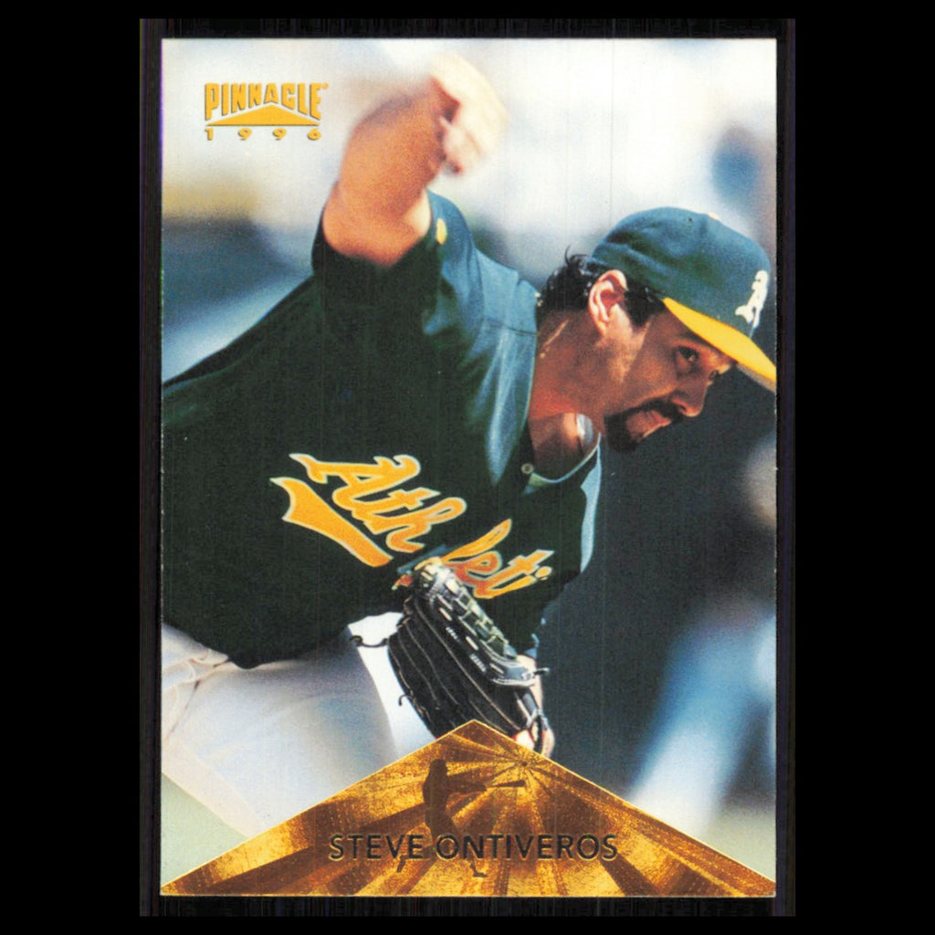 Steve Ontiveros #75 1996 Pinnacle Oakland Athletics Baseball Card MLB NM