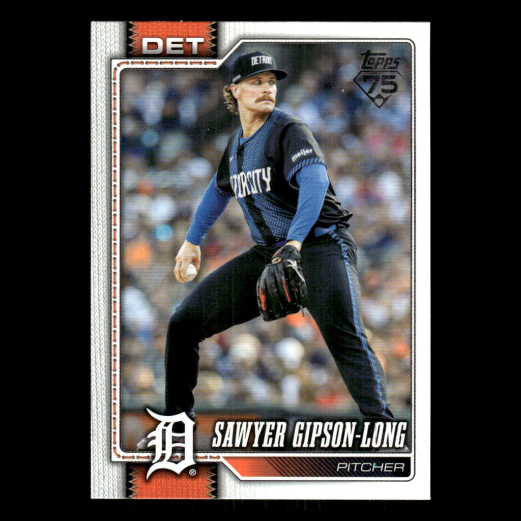 Sawyer Gipson-Long #108 2026 Topps Detroit Tigers Baseball Card MLB NM