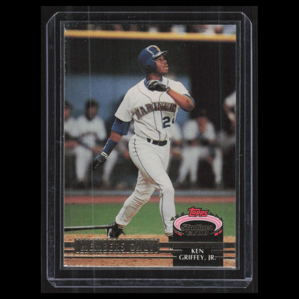 Ken Griffey Jr. #NNO 1992 Topps Stadium Club Memebers Only Seattle Mariners Card