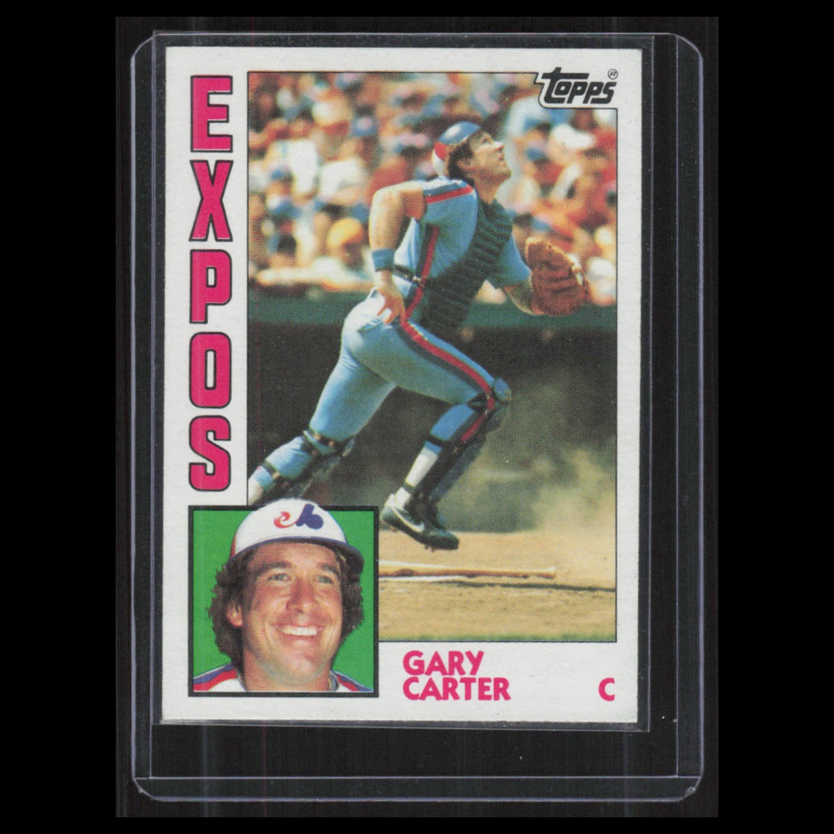 Gary Carter #450 1984 Topps Montreal Expos Baseball Card MLB NM