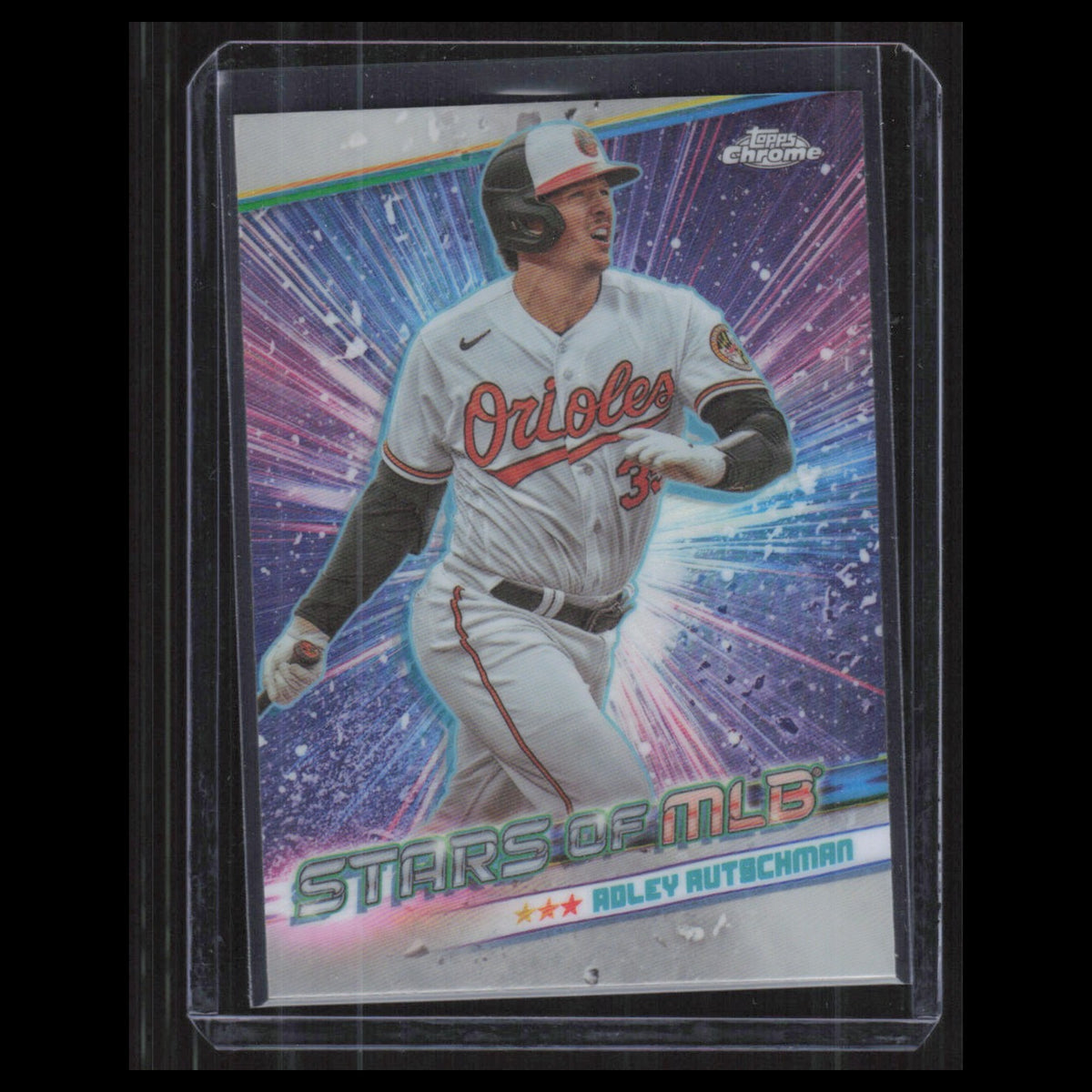 Adley Rutschman #CSMLB-22 2024 Topps Stars of MLB Chrome Baltimore Orioles Card