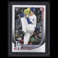 Roki Sasaki Rookie #12 2025 Bowman Los Angeles Dodgers Baseball Card MLB NM