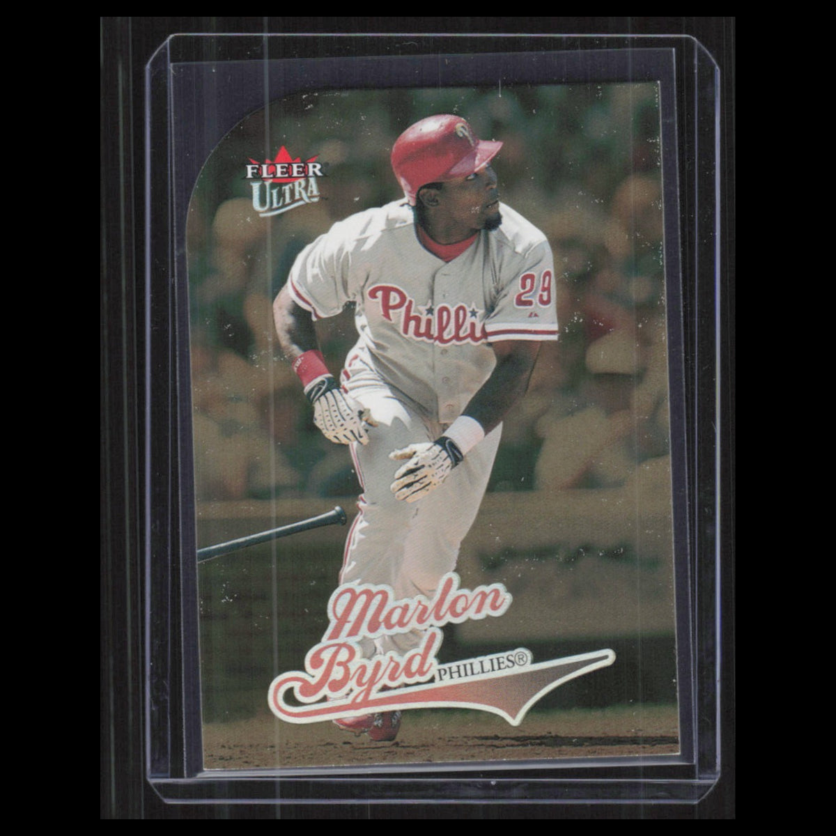 Marlon Byrd #195 2004 Fleer Ultra Die Cut Philadelphia Phillies Baseball Card NM