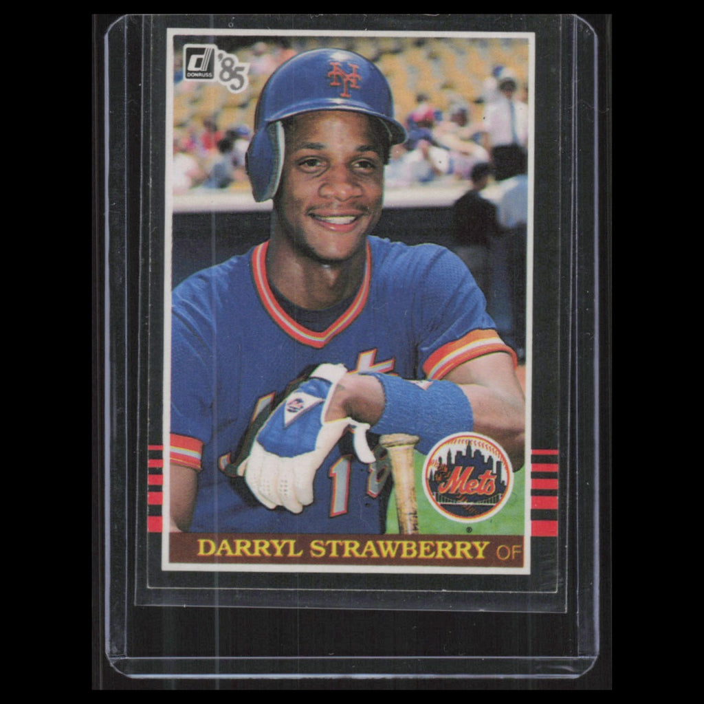 Darryl Strawberry #312 1985 Donruss New York Mets Baseball Card MLB NM