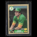 Jose Canseco #620 1987 Topps Oakland Athletics Baseball Card MLB NM