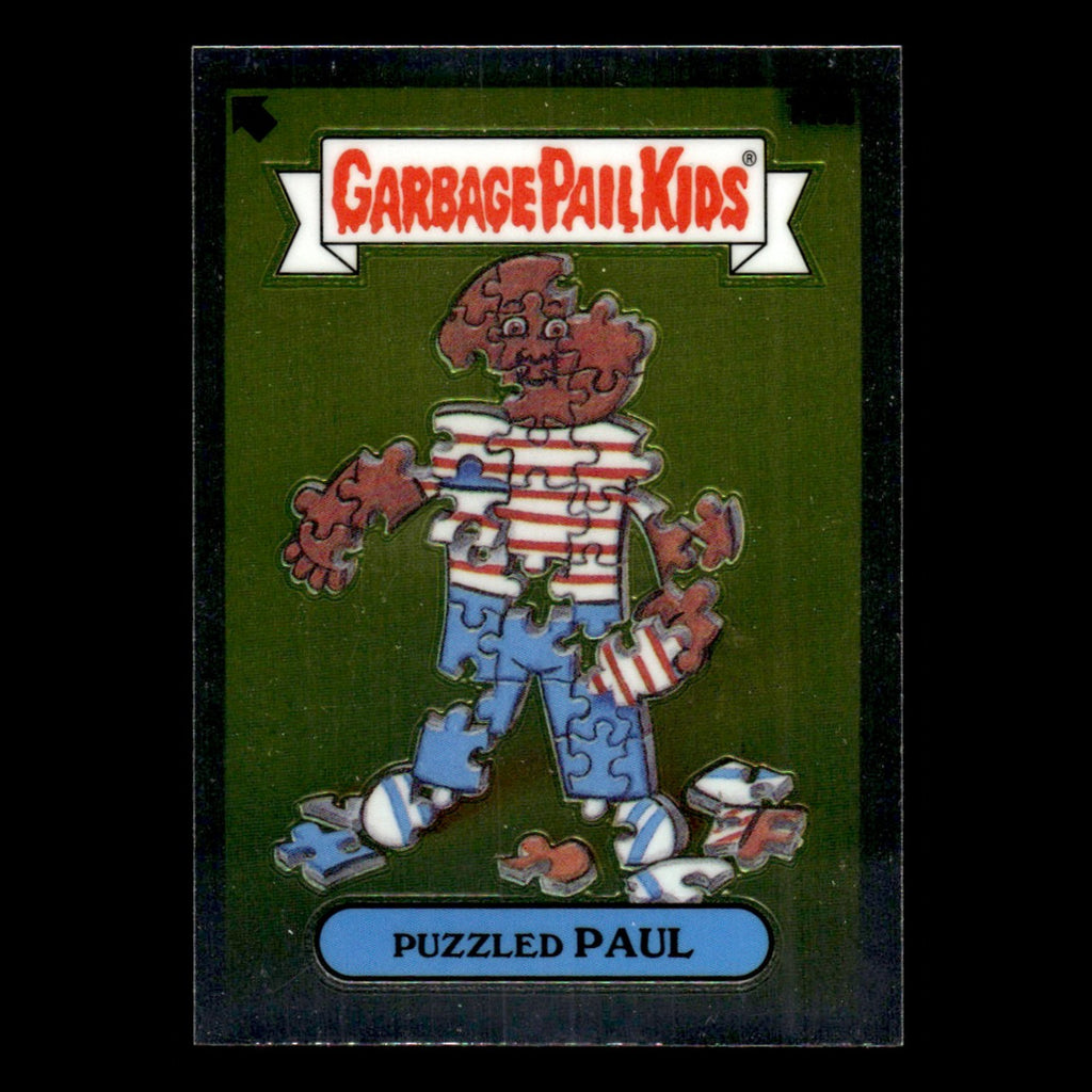 Puzzled Paul #149B 2021 Topps Chrome Garbage Pail Kids Baseball Card MLB NM