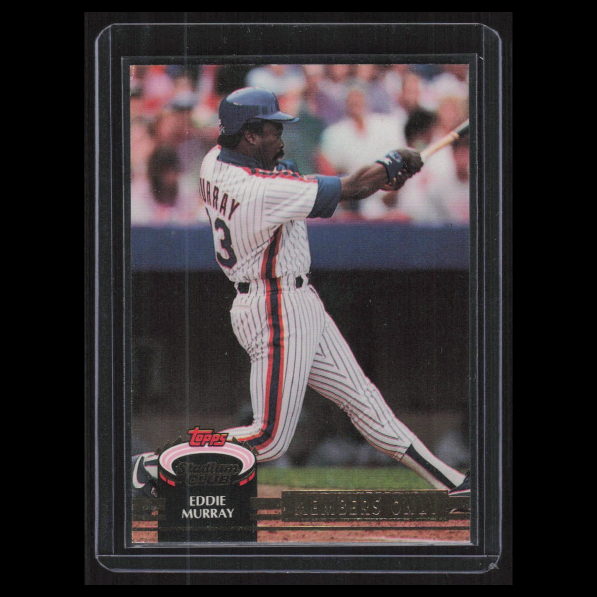 Eddie Murray #NNO 1992 Stadium Club Members only New York Mets Baseball Card MLB