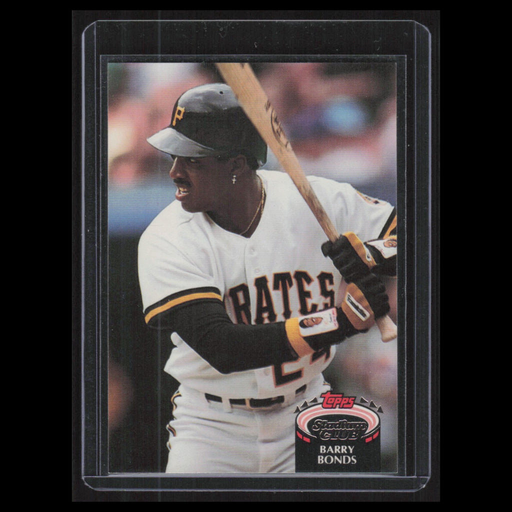 Barry Bonds #620 1992 Stadium Club Pittsburgh Pirates Baseball Card MLB NM