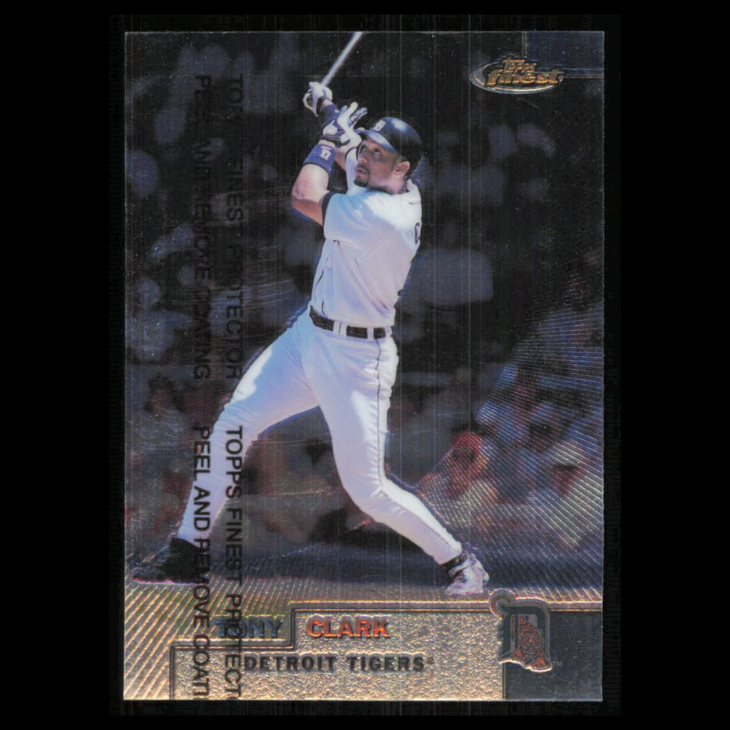 Tony Clark #10 1999 Topps Finest Detroit Tigers Baseball Card MLB NM