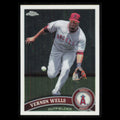 Vernon Wells #64 2011 Topps Chrome Los Angeles Angels Baseball Card MLB NM