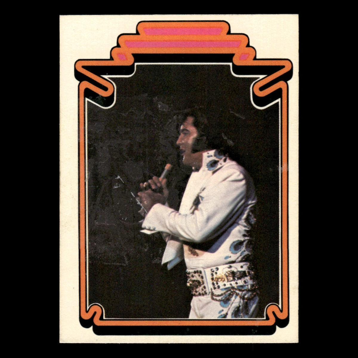 Elvis Presley #10 1978 Boxcar Elvis Facts Baseball Card MLB EX